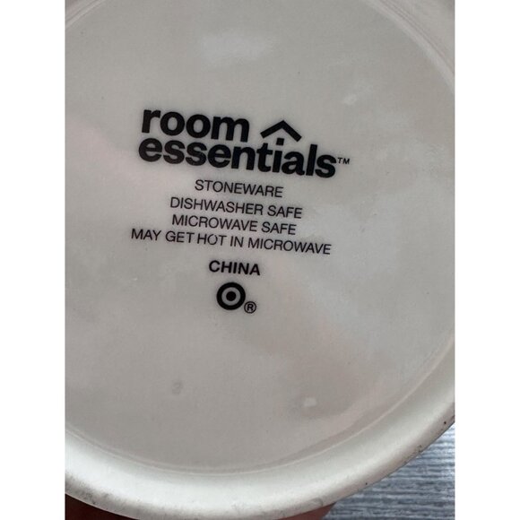 Room Essentials cherry print stoneware mug 16 oz, ceramic coffee cup, cute fruit - Picture 4 of 8